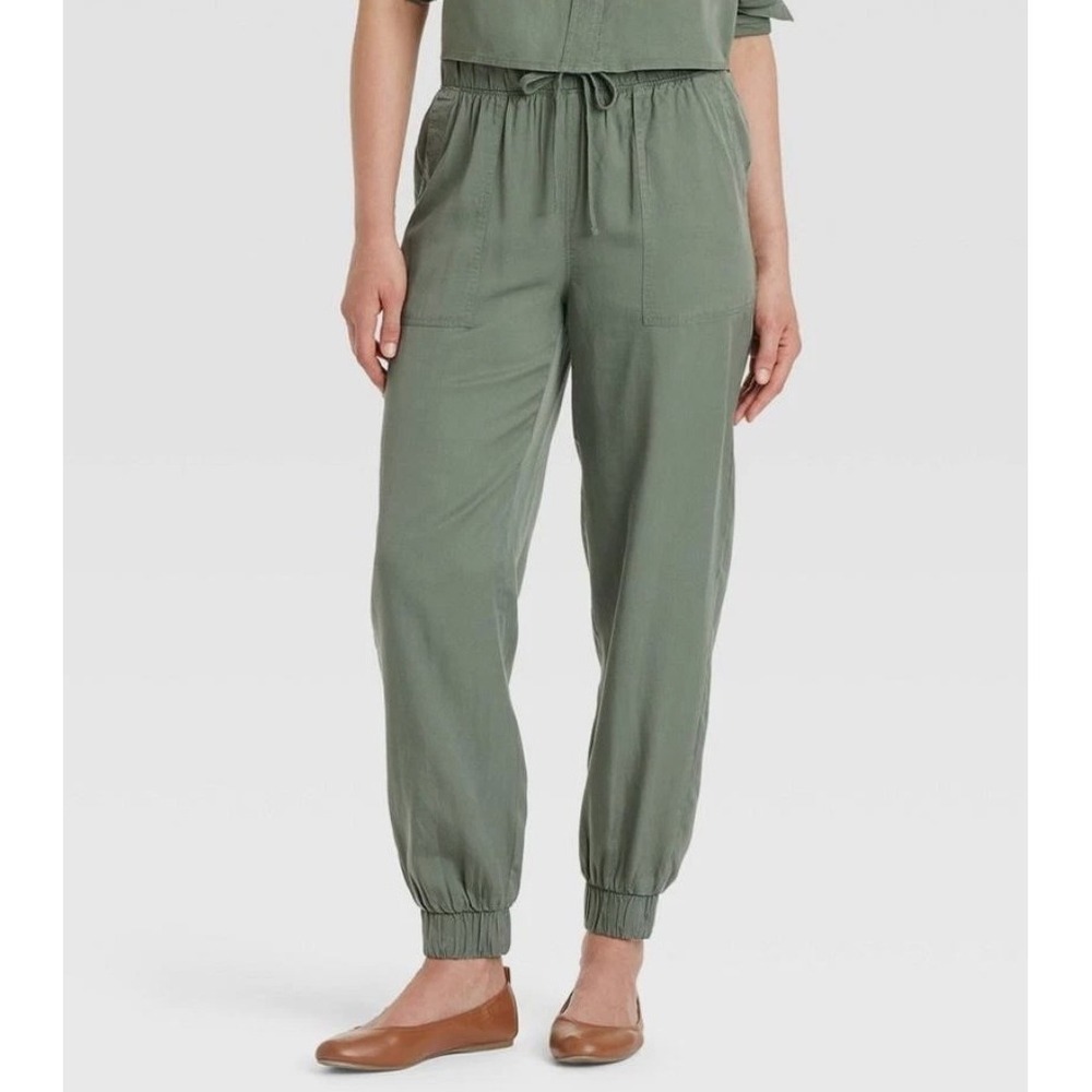 Women's Jogger Pants Olive Small‎